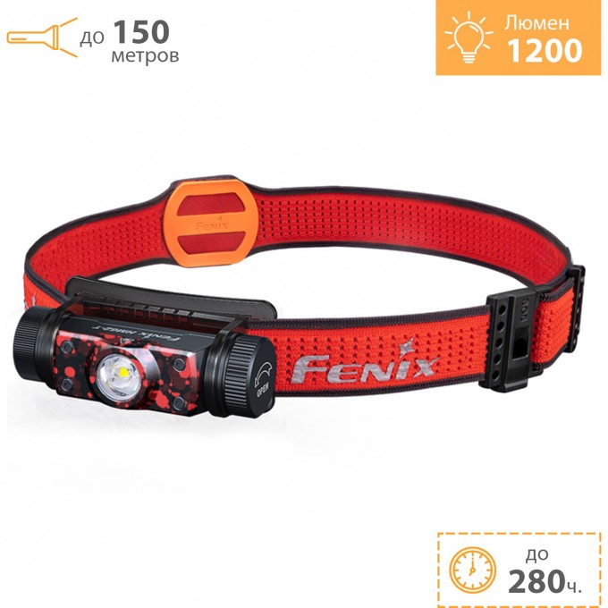 Налобный фонарь FENIX HM62-T магма + Подарок HM62-Tmg